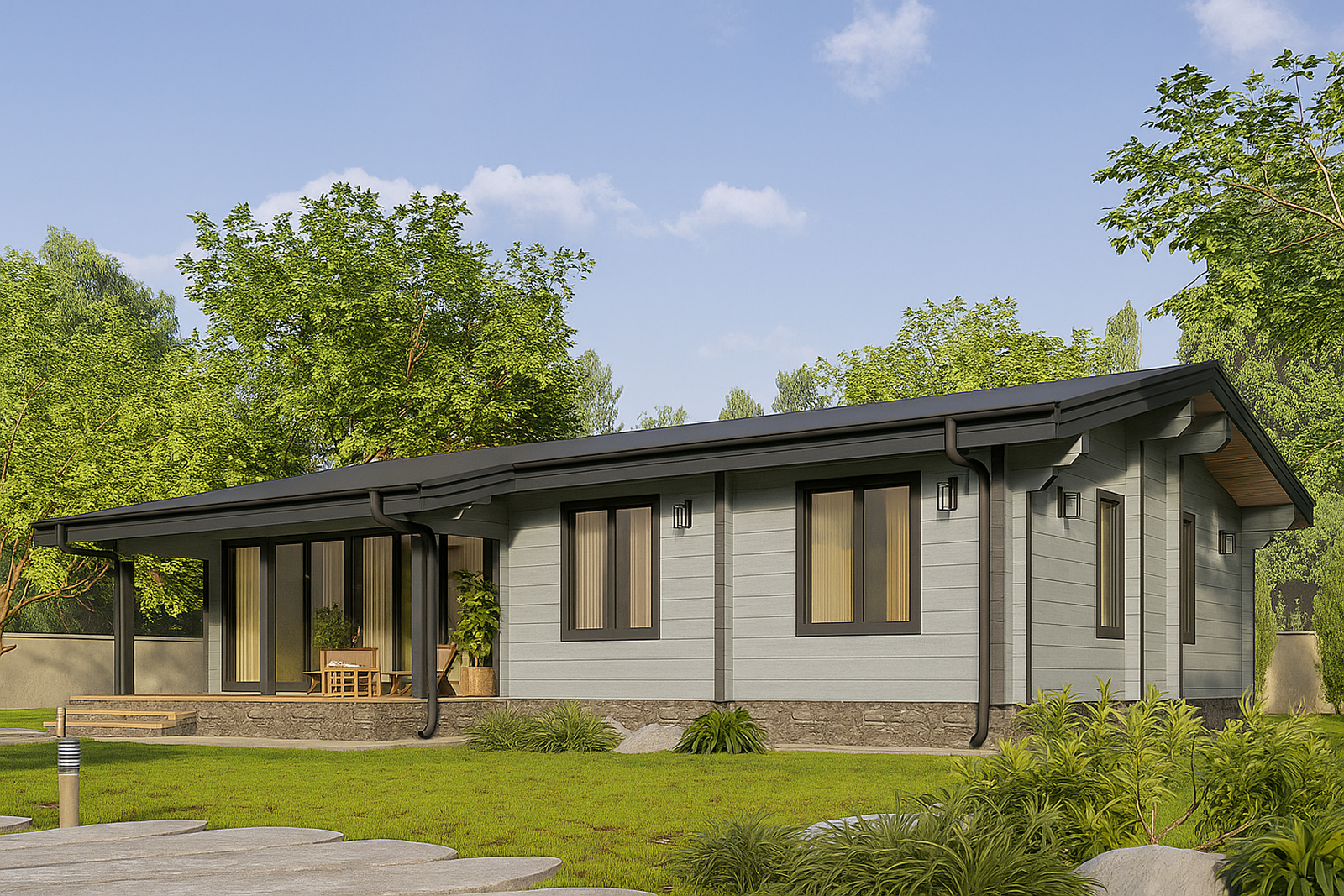 Дом из клееного бруса VZ-415